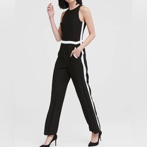 Banana Republic Black and White Jumpsuit